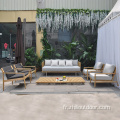 Sofa de jardin de meubles en teck